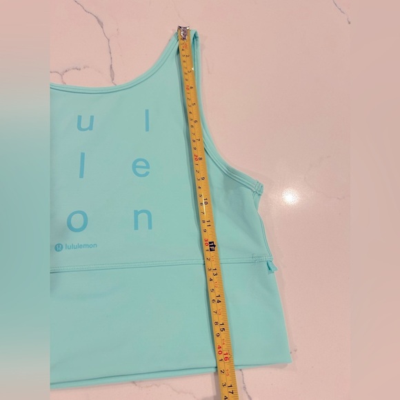 Lululemon Power Pivot Everlux Tank Top in Wild Mint size 10 - Picture 4 of 6